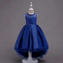 Load image into Gallery viewer, [On Sale] Pretty High Low Satin Flower Girl Dresses