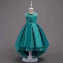 Load image into Gallery viewer, [On Sale] Pretty High Low Satin Flower Girl Dresses